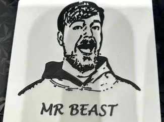Mr Beast Wall Art (150mm Tile)