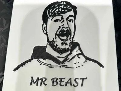 Mr Beast Wall Art (150mm Tile)