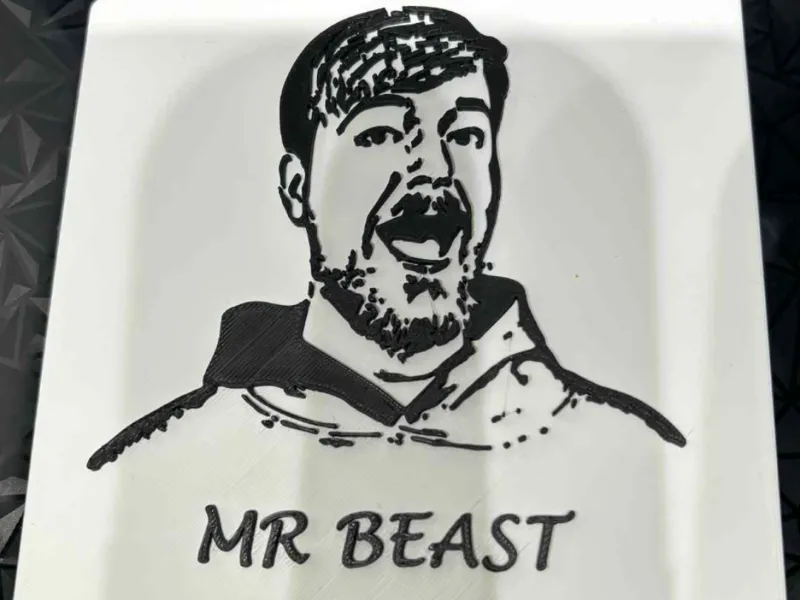 Mr Beast Wall Art (150mm Tile)