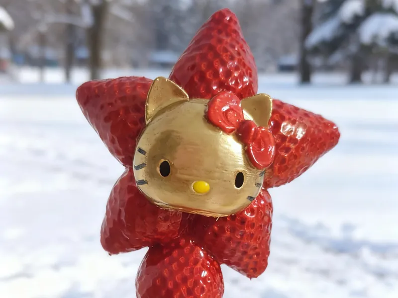 小孩不能吃的HelloKitty冰糖草莓葫芦