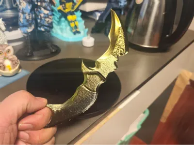 Delta Red Owl Claw Knife (Print in Place)