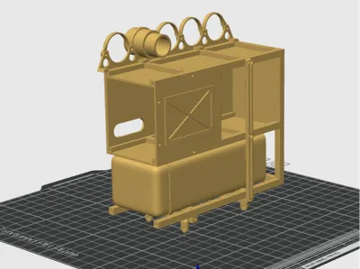 1/14 Truck Head Equipment Rack