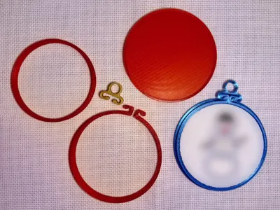 Display Embroidery / Cross Stitch Hoops Ornaments