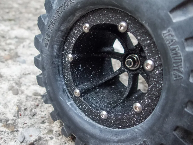 Beadlock rims Tamiya 6636-5951 tyres HPI Savage XS
