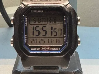 overengineered clock stand