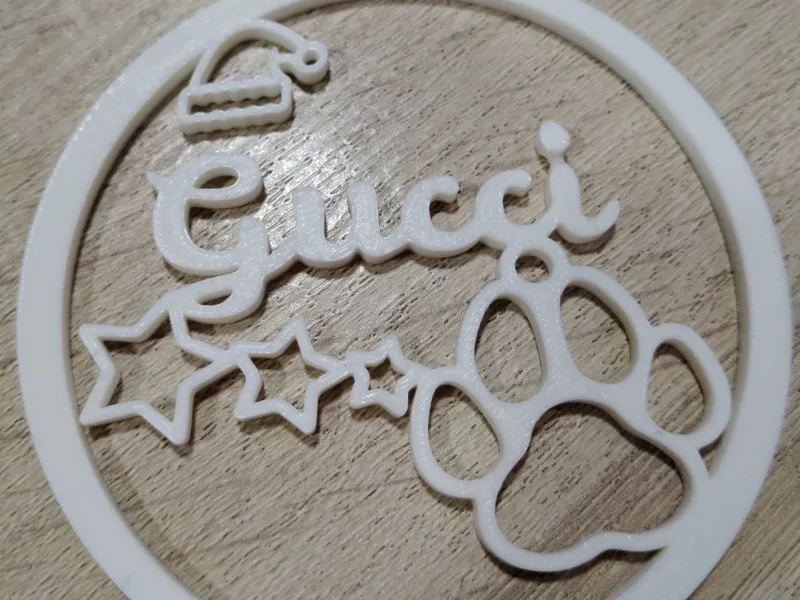 bola de natal cachorro