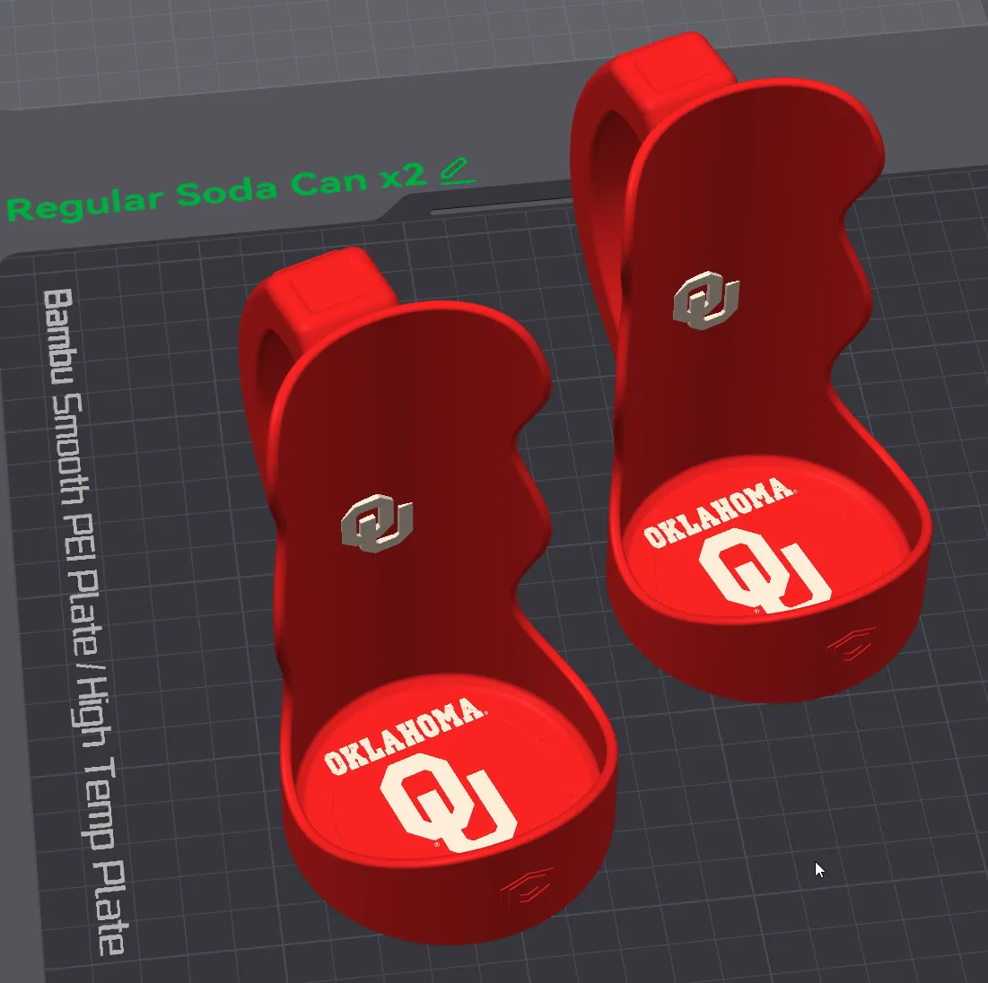 Custom OU Alani Nu/Celsius slim can Holder - Free 3D Print Model ...