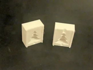 Christmas tree mold for candle or soap