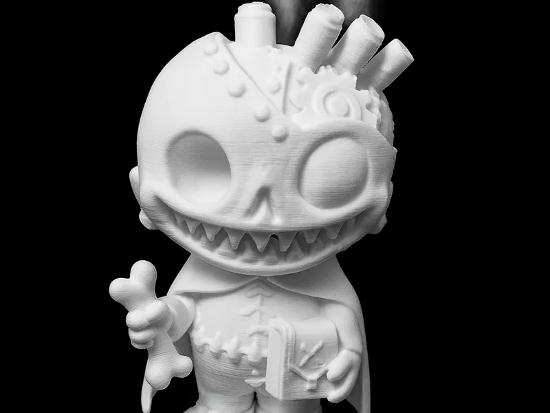Graveborn Gear-Head – Steampunk-Cute Voodoo Goblin
