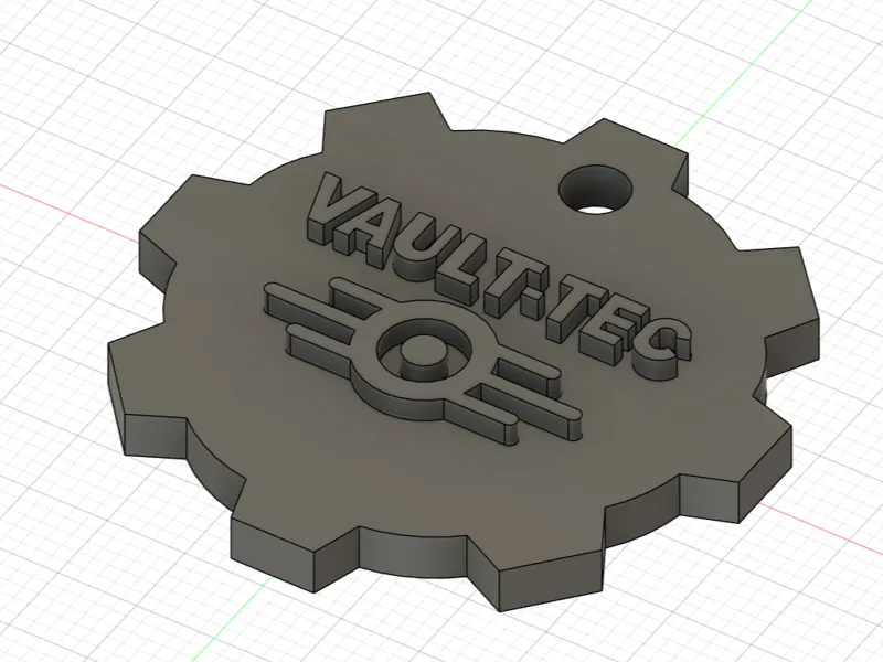 Vault Tec Dog Tag