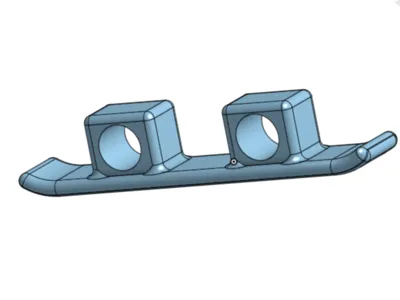 Finger snowboard