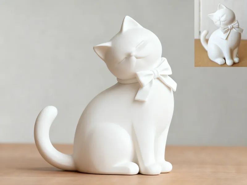 优雅蝴蝶结喵-极简风萌猫 