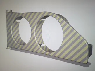 BMW e60-e61 Arm rest cup holders