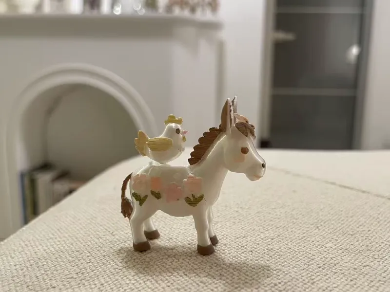 驴子鸡小手办