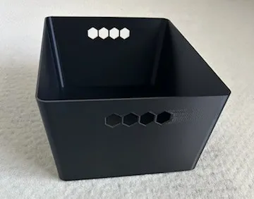 Storage bin for paper, etc.