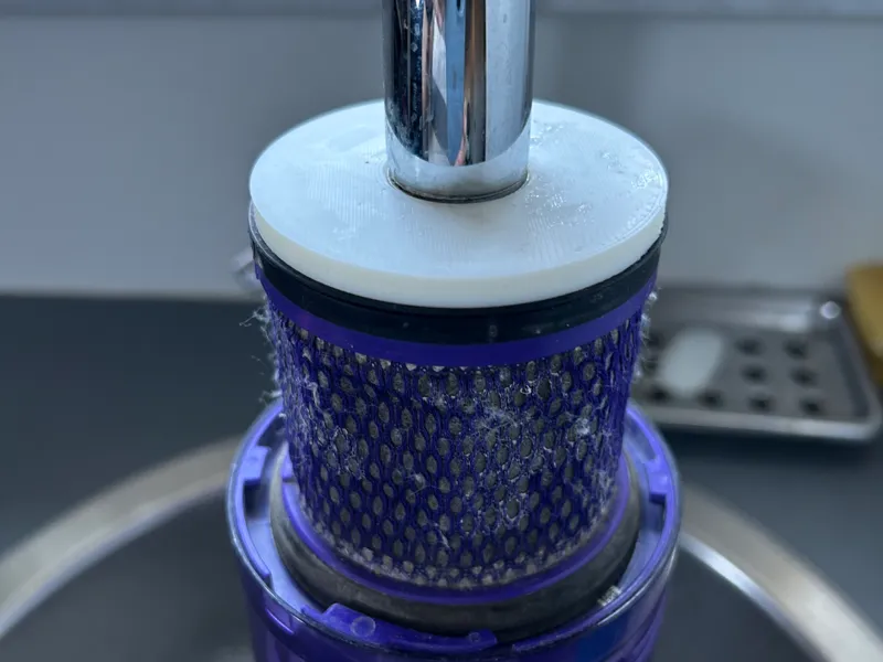 Dyson V11 HEPA filter wash adapter