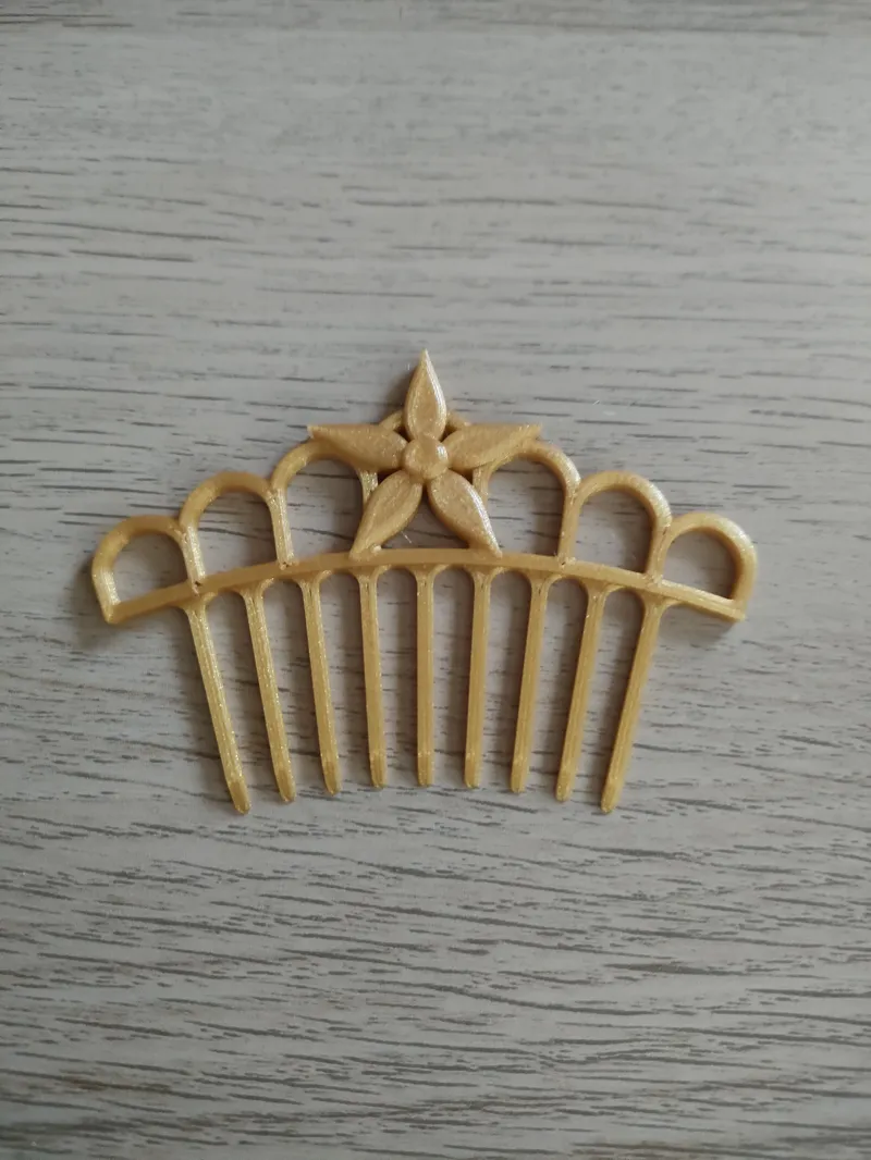 Hairpin-Crown with flower