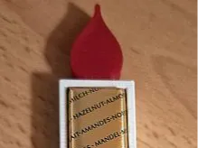 Holder for Merci in candle shape