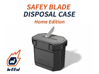 SAFEY BLADE DISPOSAL CASE – Home Edition
