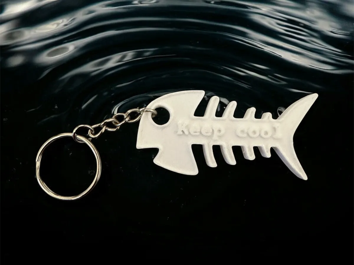 Fishbone Keychain by Rs_CraftyDesign MakerWorld: Download Free 3D Models