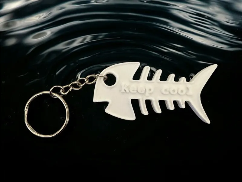 Fischgräten Schlüsselanhänger