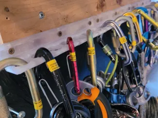 Climbing Gear Rack