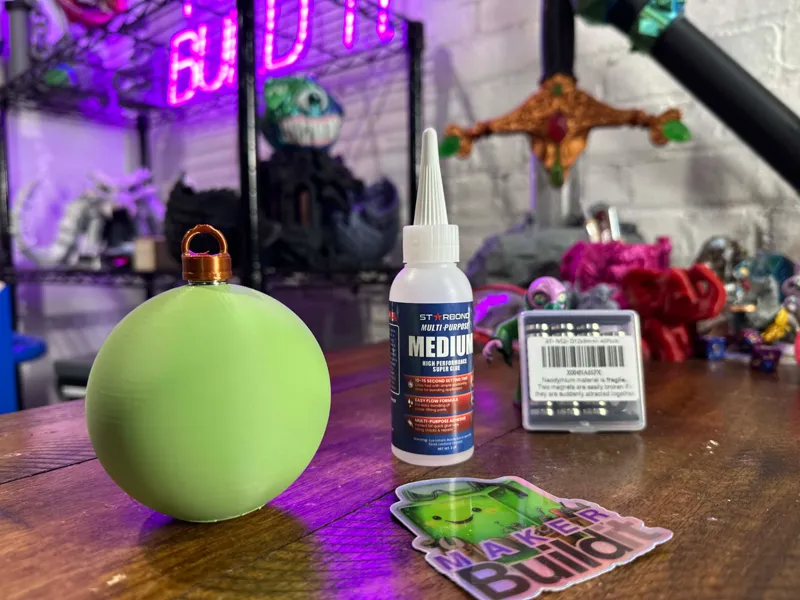 Christmas Ornament Topper and Ball