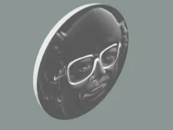 Danny Devito relief sculpture