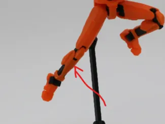Dummy 13 part leg