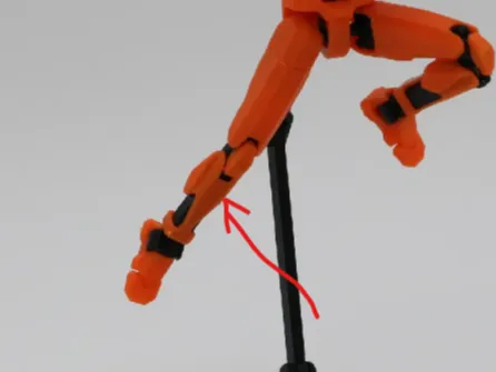 Dummy 13 part leg