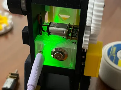 Mechanical punch model charging and discharging power control box