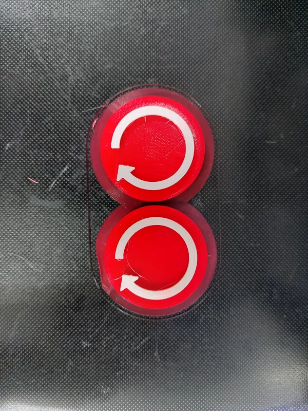 Multicolor Shutdown Button