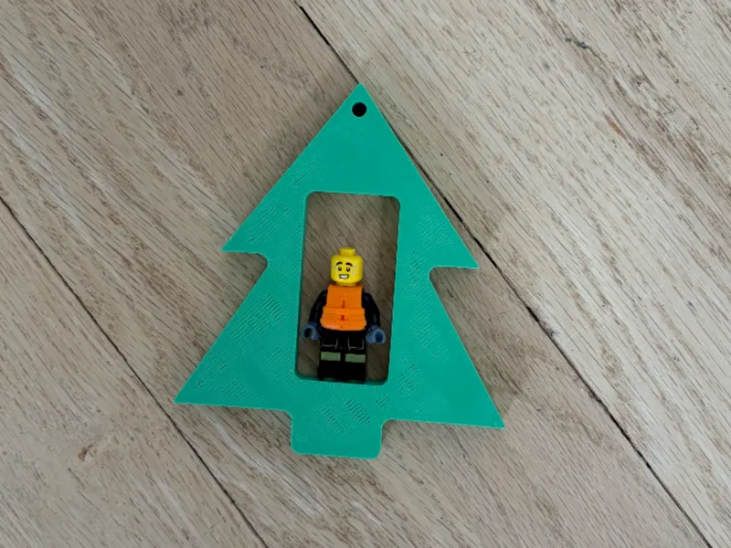 Brick Figure/Man Christmas Ornament