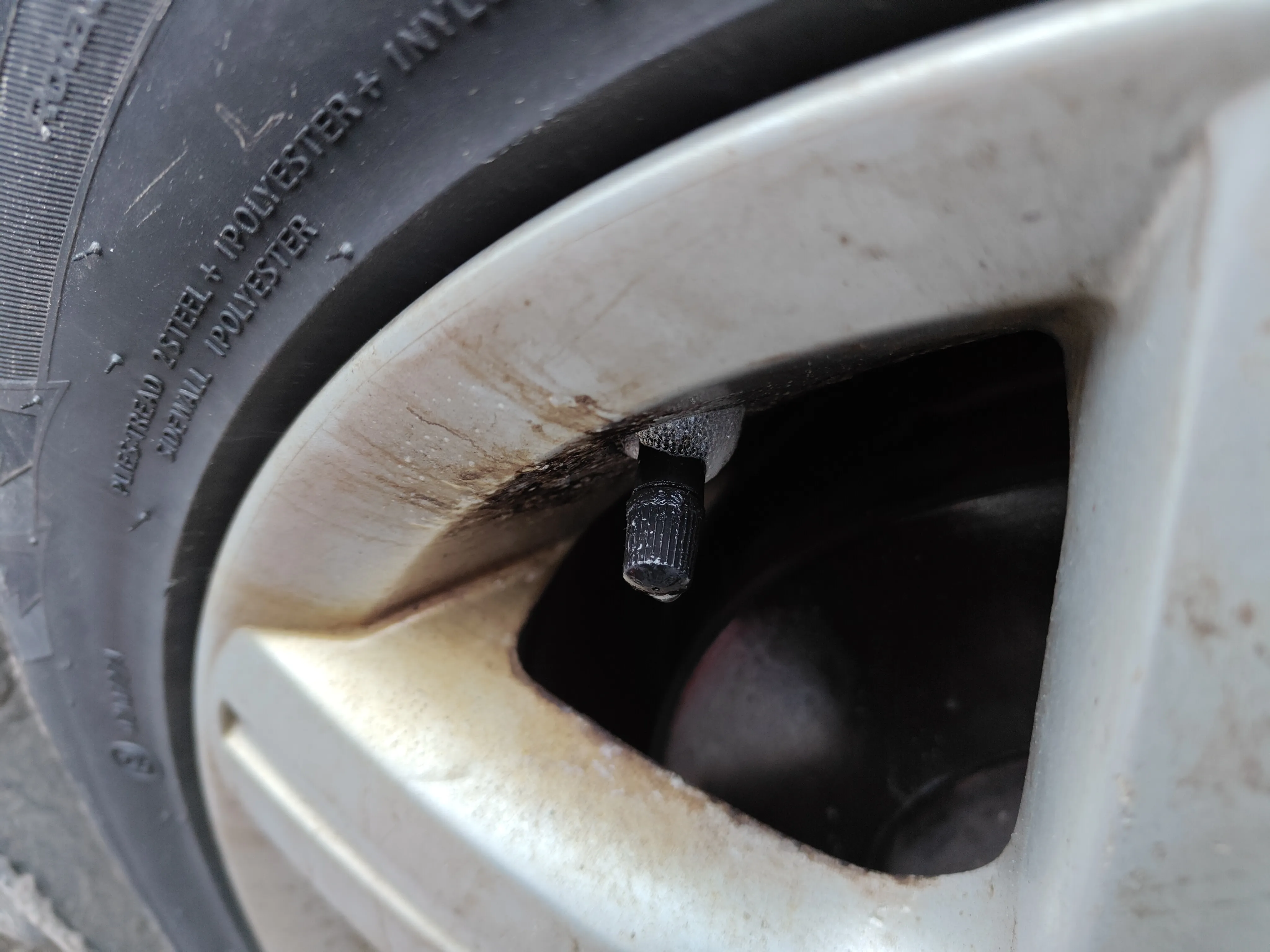 Check for leaks around the existing valve hole using soapy water.