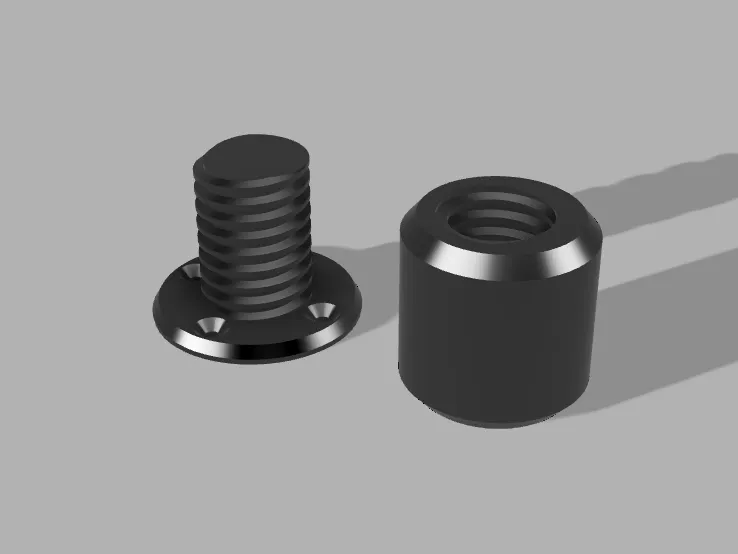 Furniture adjustable leg