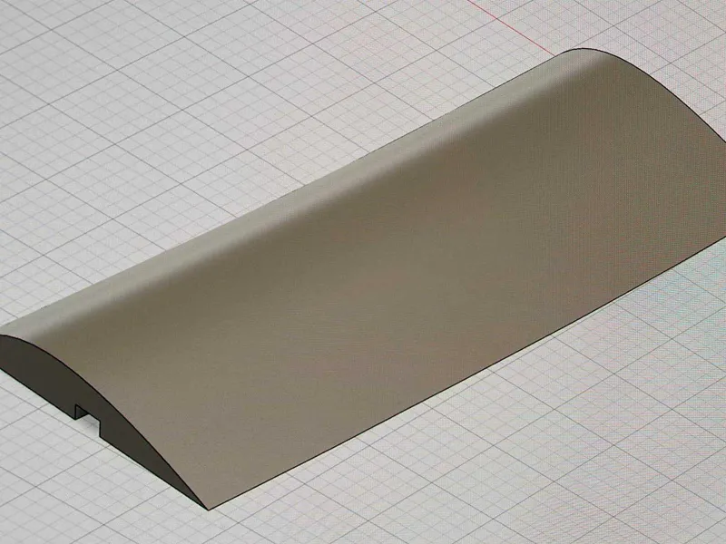 curb 2,5m diameter, 5 grader