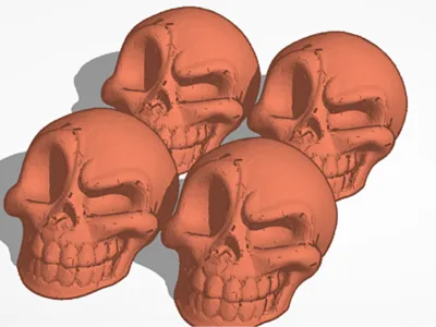 Skull Bmx dust caps ( shrader valve)