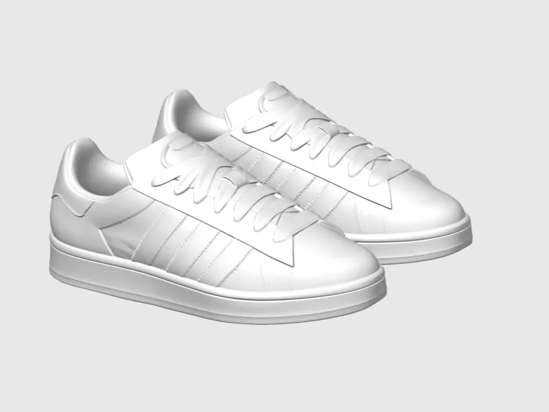 Adidas Campus Schuh STL-Datei