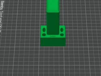Hard hat holder strut
