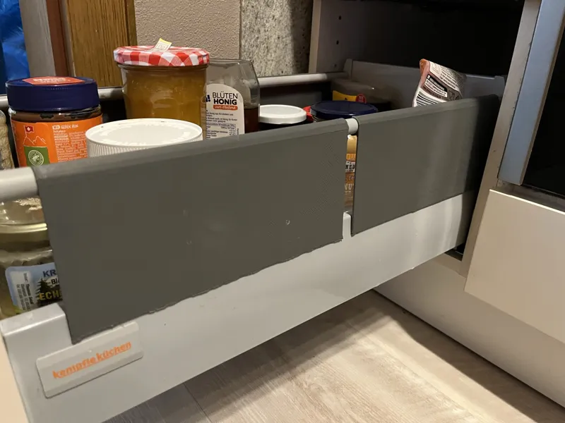 Seitenteil für Küchenschublade