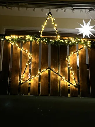 Verbindungsstücke für einen Weihnachtsstern