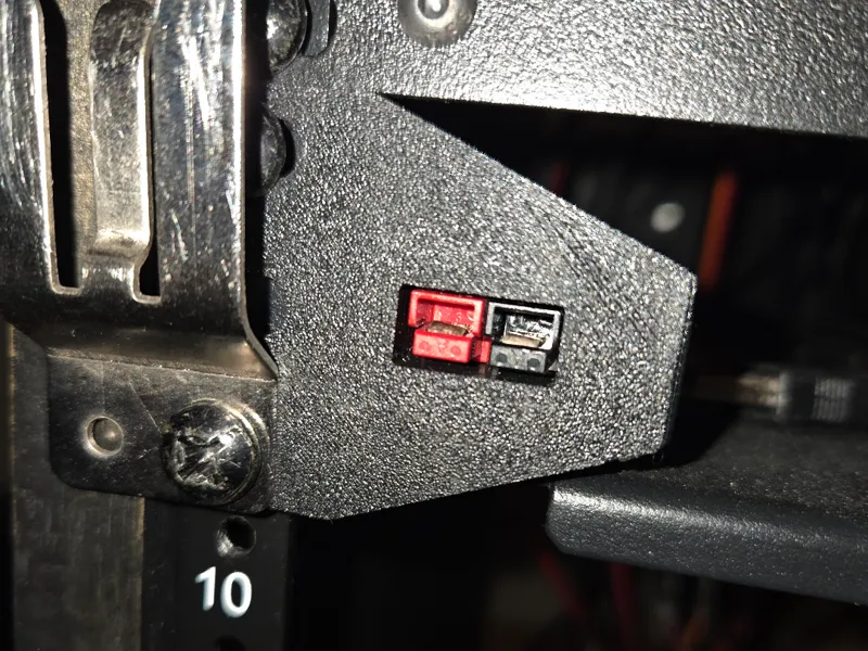 Powerpole Rack Mount 1U Single