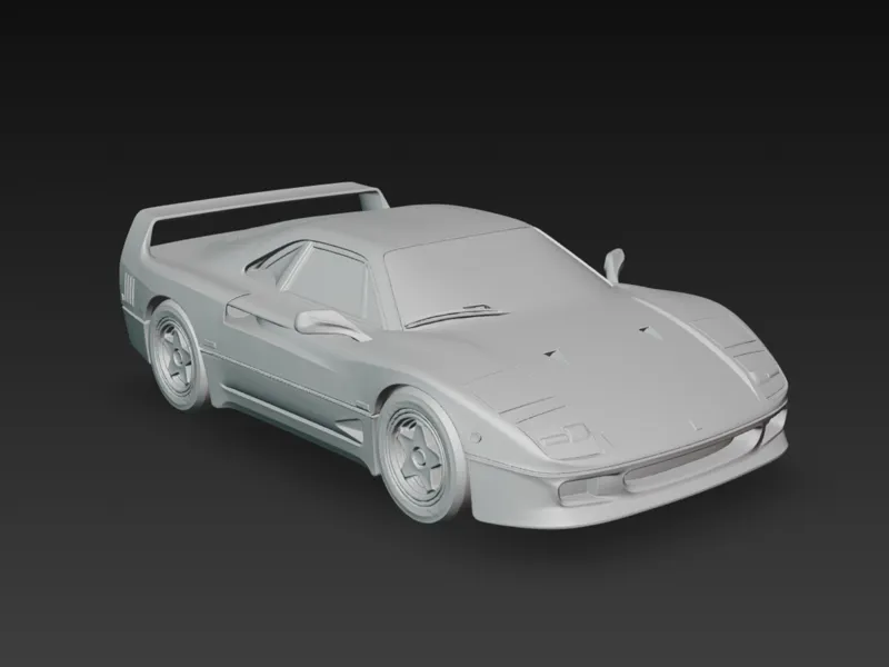 Modello High Quality Ferrari F40