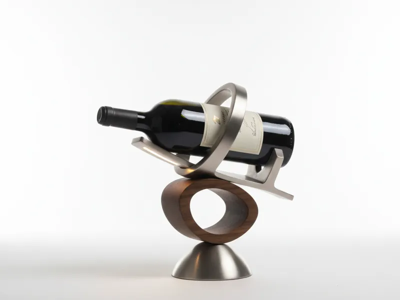 Porta bottiglia di vino in stile arte moderna