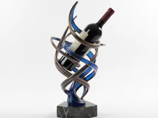 Porta bottiglia di vino in stile arte moderna