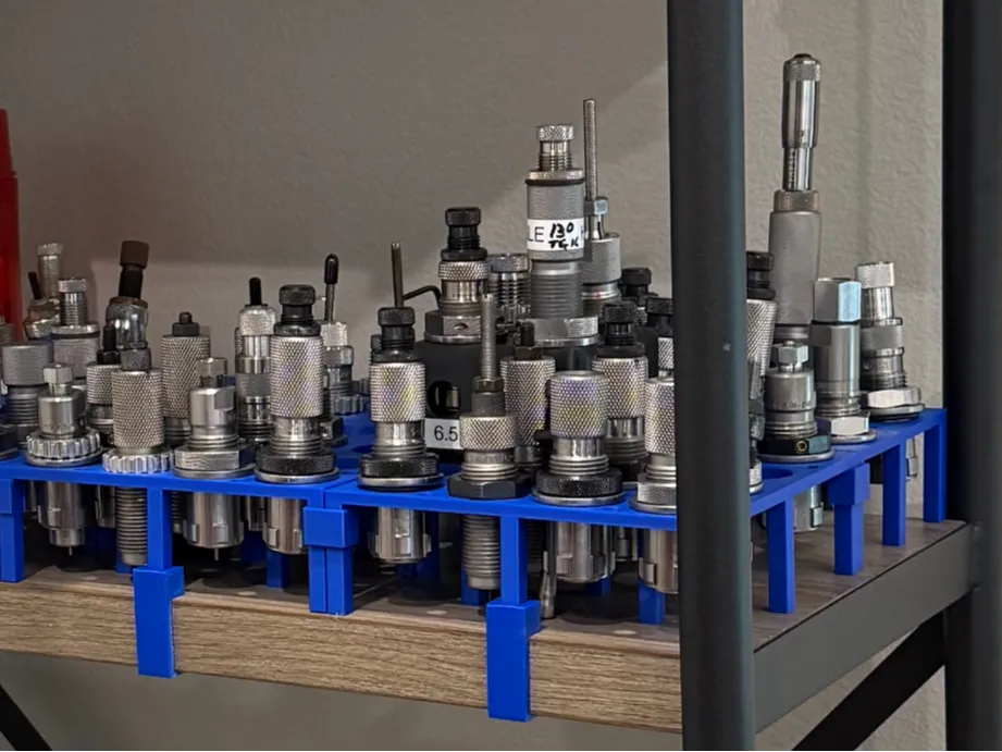 Reloading die racks for shelves by user_1040567731 MakerWorld: Download ...