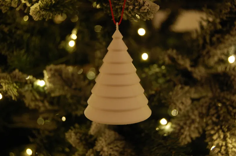 modern Christmas tree ornament