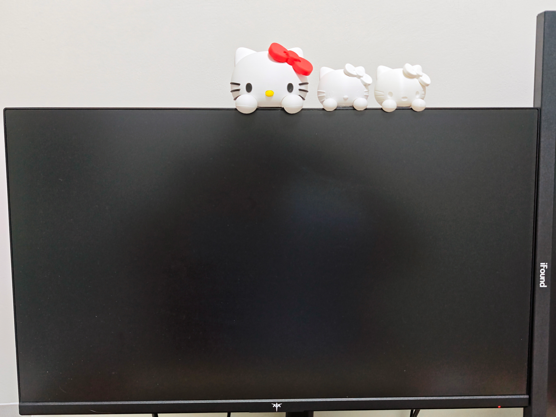 凯蒂猫 Hellokitty 窗台 桌面 电视 电脑显示器趴趴款 单色+多色分件版