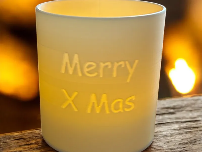 Teelicht Merry X Mas
