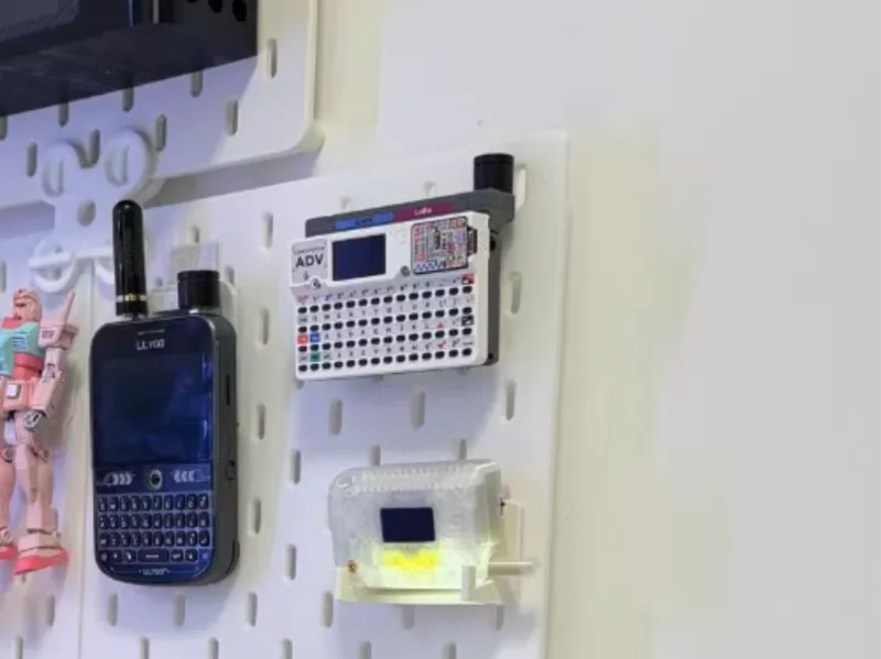 M5 stack CARDPUTER  adv 支架+洞洞板挂钩